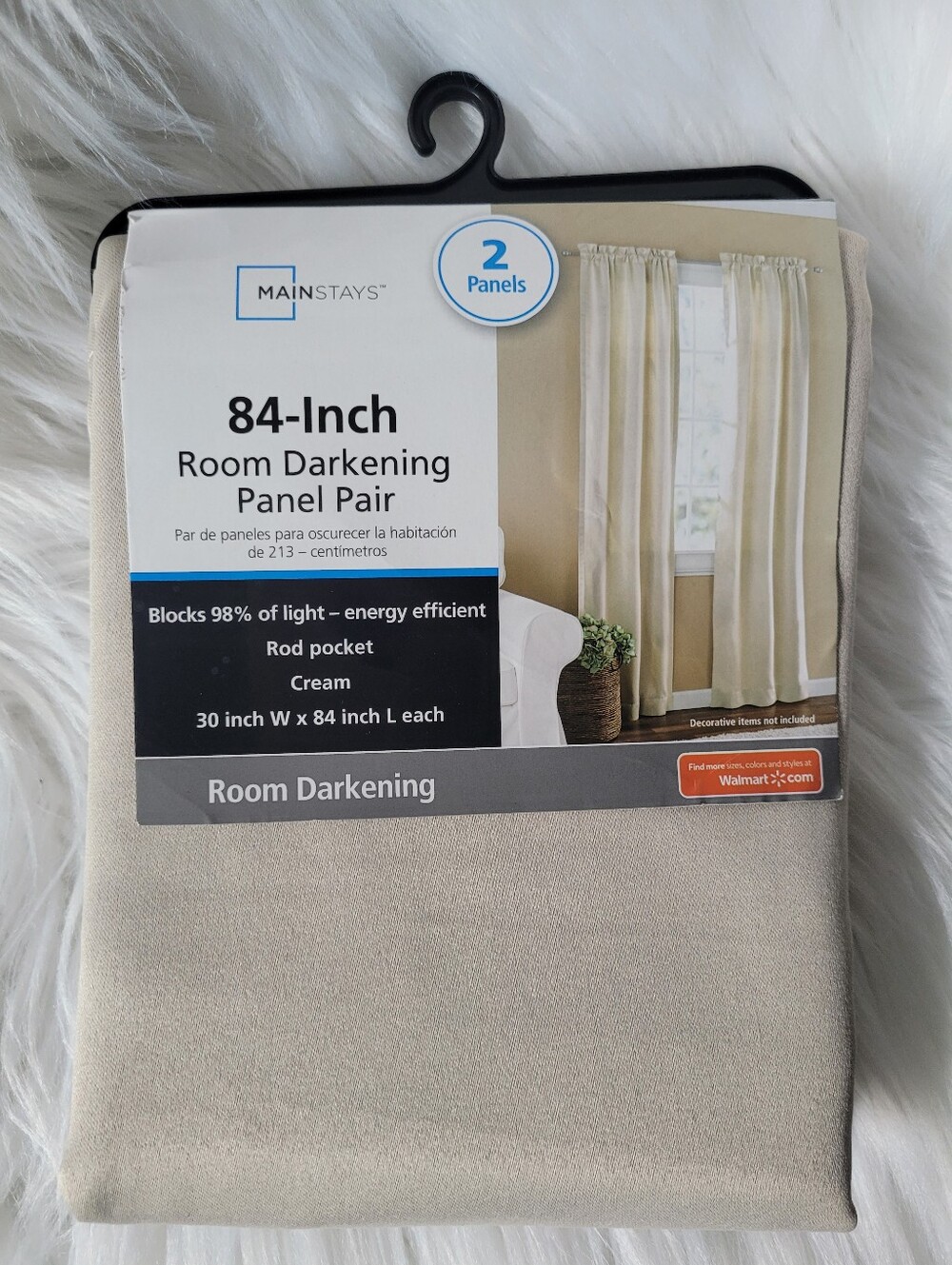 Mainstays Room Darkening Curtains
